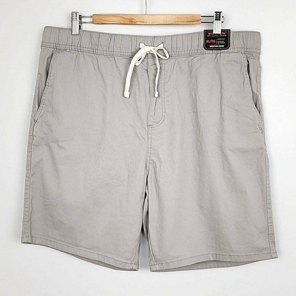 NWT West 49 Men's Above Knee Lightweight Cotton Blend Stretch Shorts Pockets XL